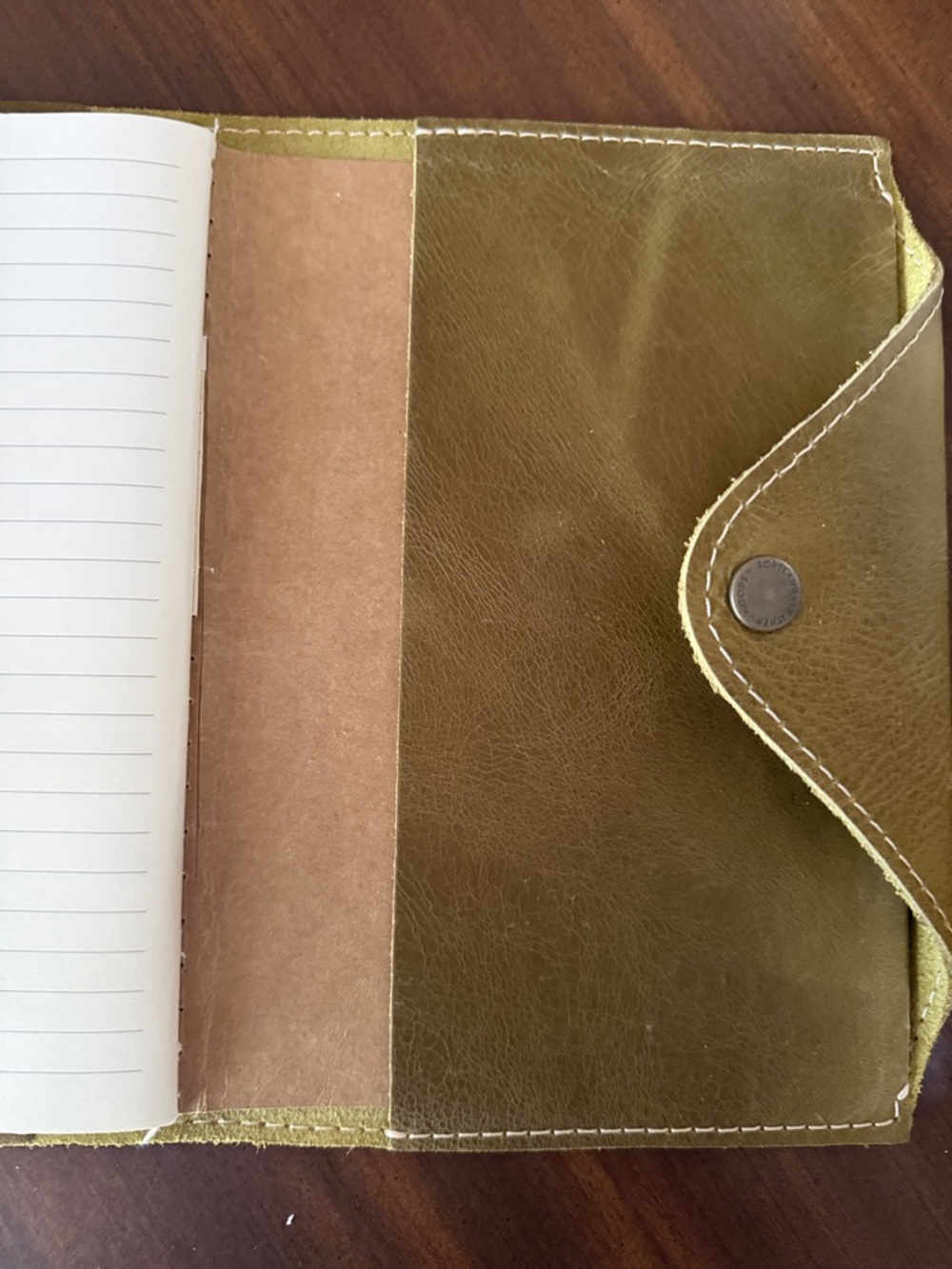 Portland Leather Snap Journal Anjou - Large - Picture 3 of 6